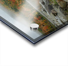 Harvey s Lake Autumn Fog Clearing Acrylic print