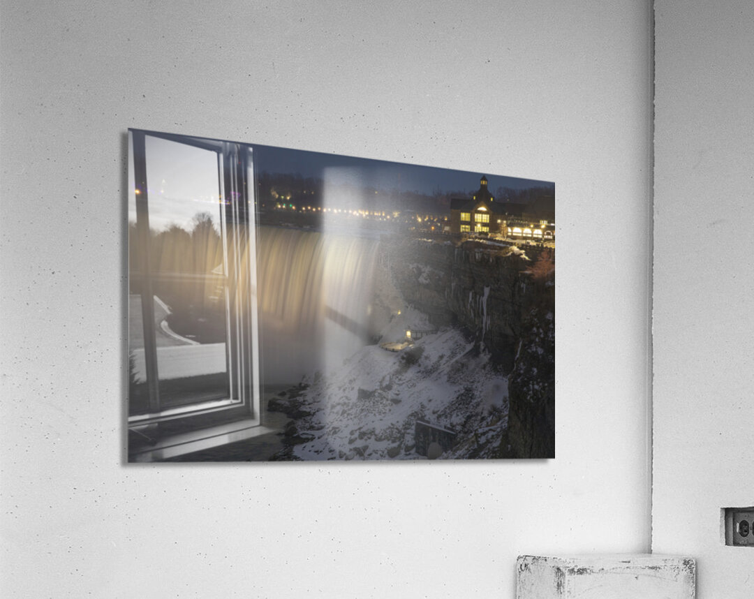 Niagara Horseshoe Falls Evening Glow Acrylic Print