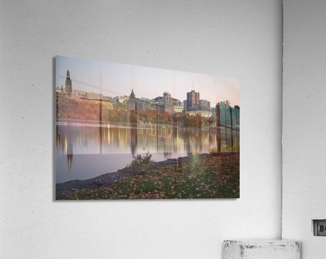 Ottawa   Gatineau Autumn Reflections Acrylic Print