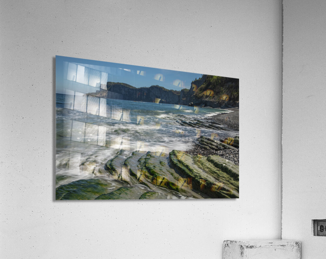 Forillon Rocky Scale Textures Acrylic Print