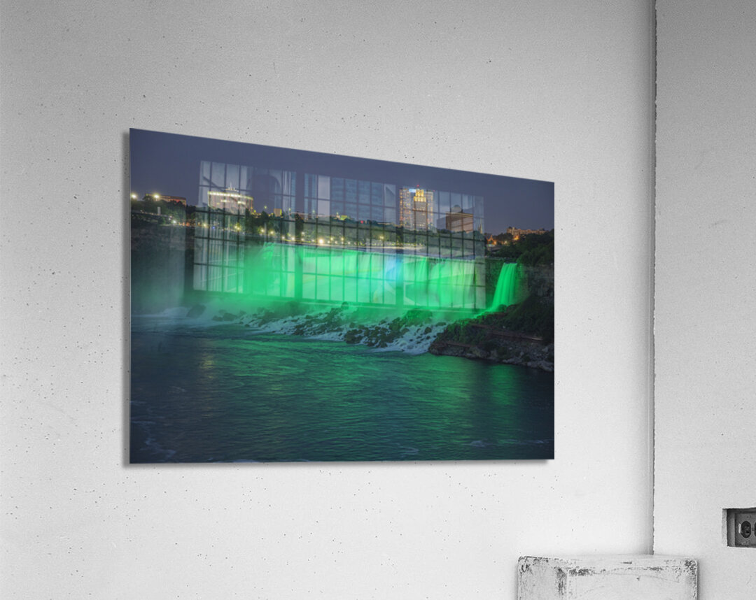Niagara Emerald Glow Acrylic Print