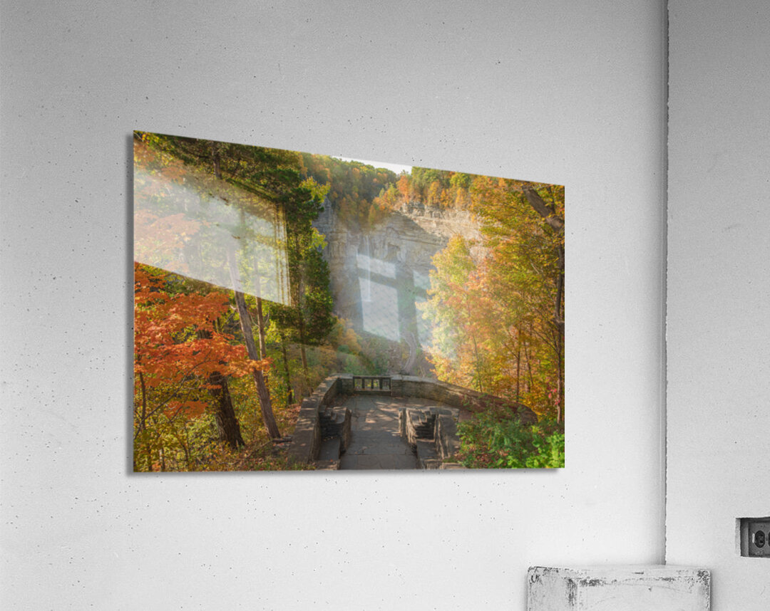 Taughannock Falls Autumn Paradise Acrylic Print