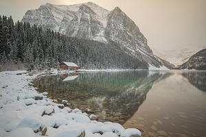 Lake Louise Winter Reflections