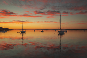 Sailing into the Summer Sunset 