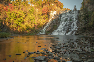 Autumn Paradise at Ithaca Falls