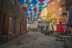 Quebec City Umbrella Vibes