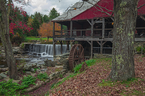 Late Autumn at Weston Grist Mill