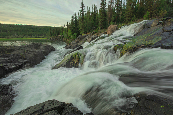 Rampart Falls Summer flow by Daniel Pekar Photography