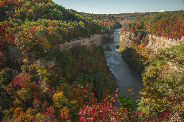 Inspiration Point Overlook Autumn Magic Print