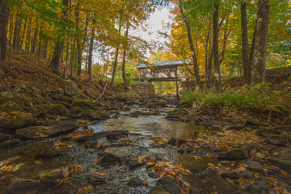 Autumn River Paradise Print
