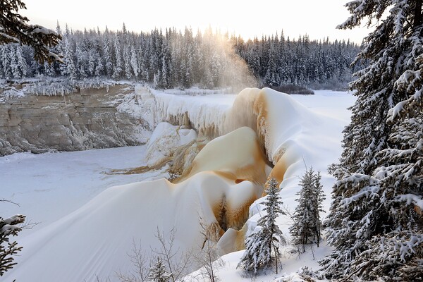 Frozen breath of Alexandra Print