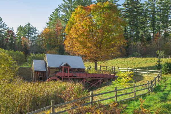 Old Guildhall Grist Mill Print