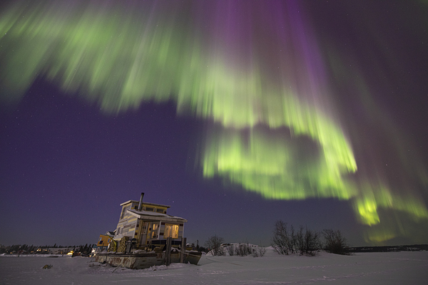 Aurora Curtain by Daniel Pekar Photography
