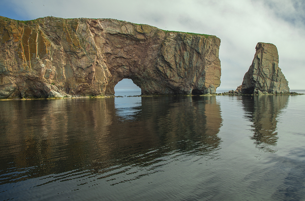 Close up of Perce Rock Reflection by Daniel Pekar Photography