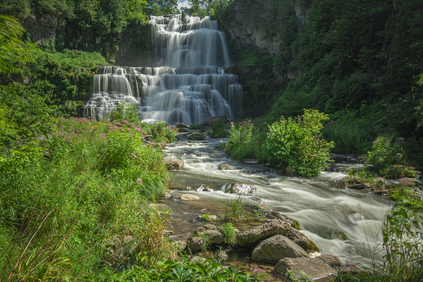 Summer at Chittenango Falls Print