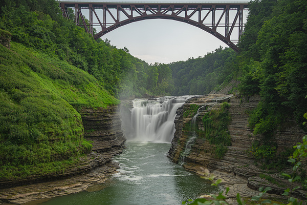 Letchworth Upper Falls by Daniel Pekar Photography