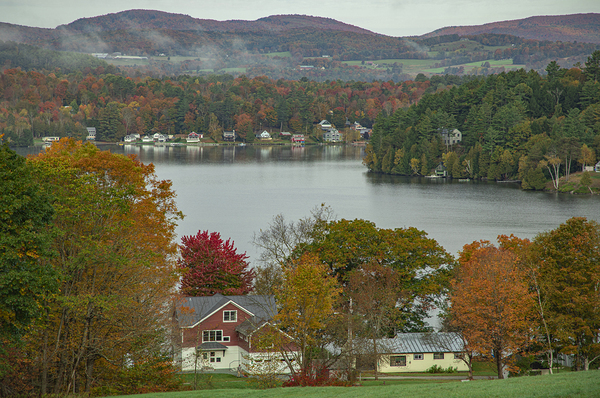 Autumn Overlook of Harvey s Lake by Daniel Pekar Photography