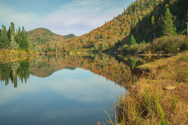 Jacques Cartier Fall reflections by Daniel Pekar Photography