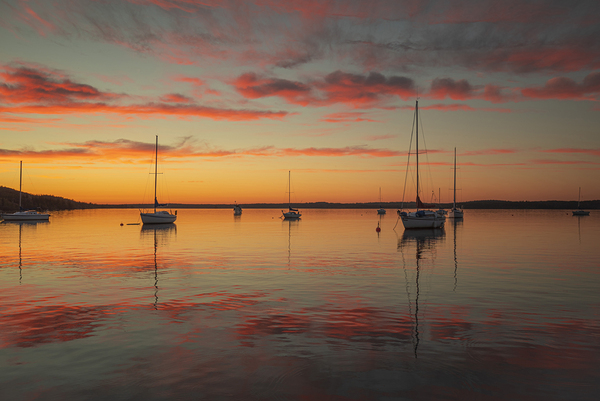 Sailing into the Summer Sunset  by Daniel Pekar Photography
