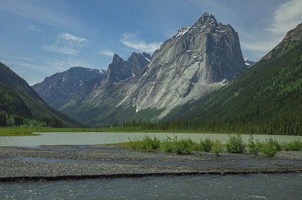 Nahanni Glacier lake by Daniel Pekar Photography