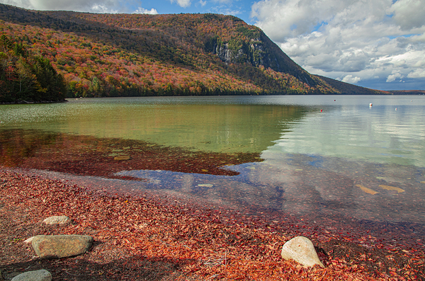 Lake Willoughby Autumn Reflections Print
