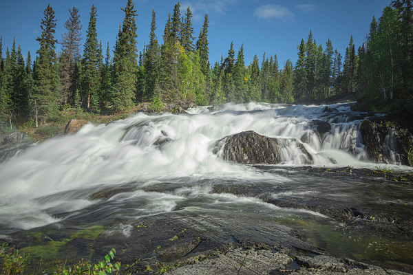 Summer Rampart Falls Majesty Print