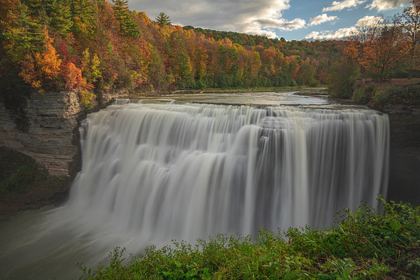 Middle falls Autumn Magic Print