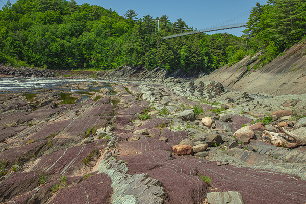 Chaudiere Falls Suspension Bridge by Daniel Pekar Photography