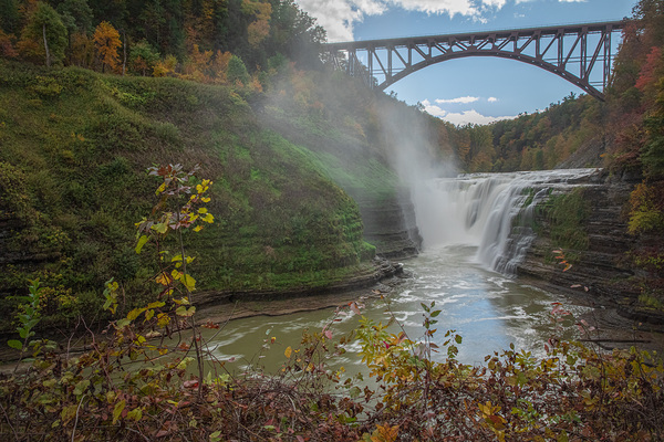 Autumn Wonderland at Upper Falls by Daniel Pekar Photography