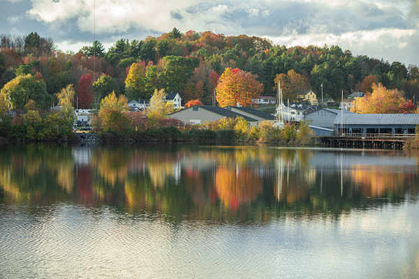 Newport Autumn Reflections by Daniel Pekar Photography