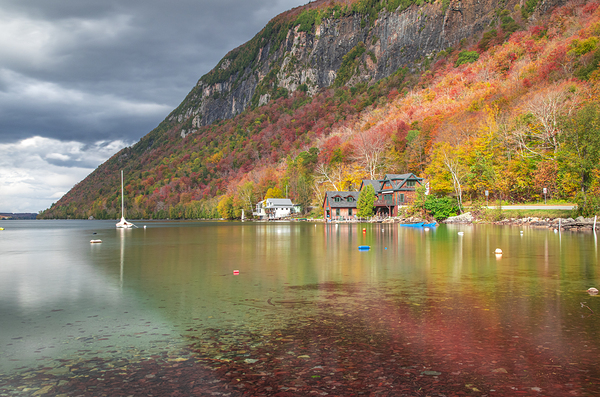 Lake Willoughby Fall Reflection Galore by Daniel Pekar Photography