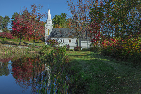 Sugar Hill Chapel Reflections by Daniel Pekar Photography