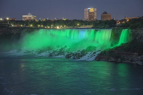 Niagara Emerald Glow Print