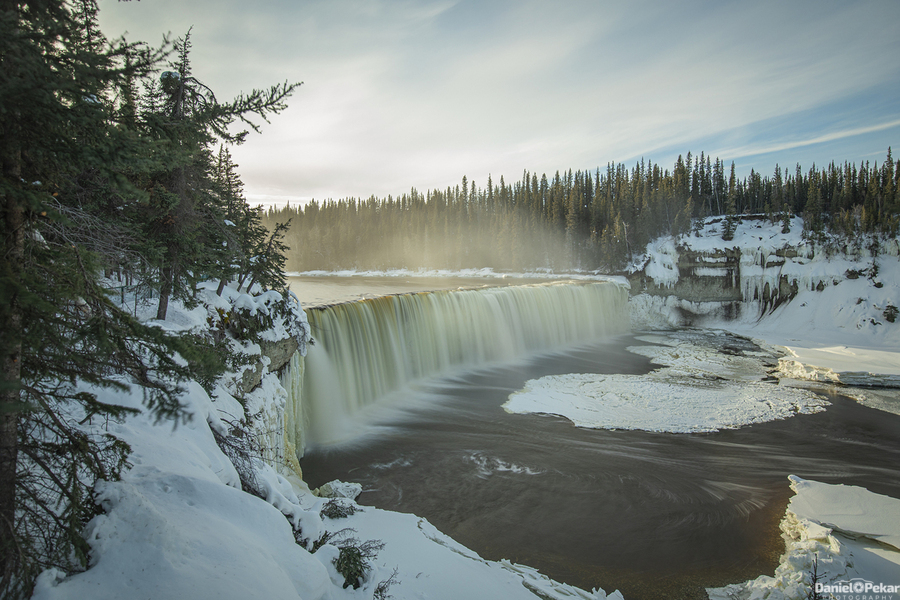 Lady Evelyn falls Winter Thaw  Print