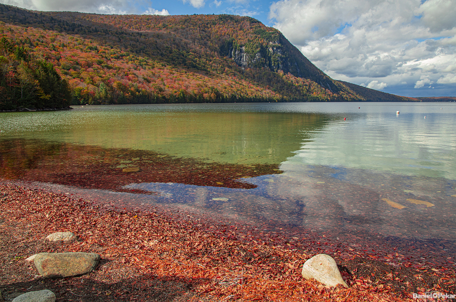 Lake Willoughby Autumn Reflections  Print