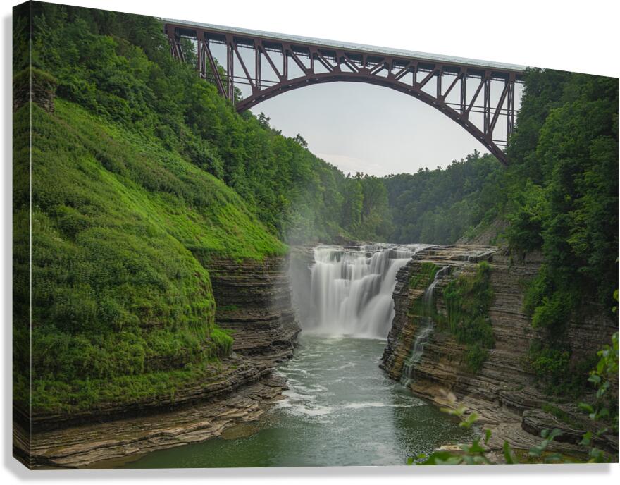 Letchworth Upper Falls Canvas Print