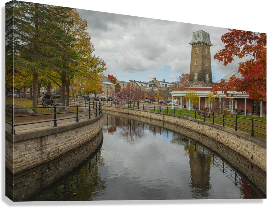Perth Canal Reflections Canvas Print
