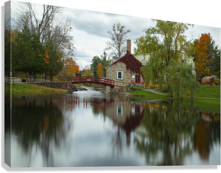 Stewart park Reflections Canvas Print