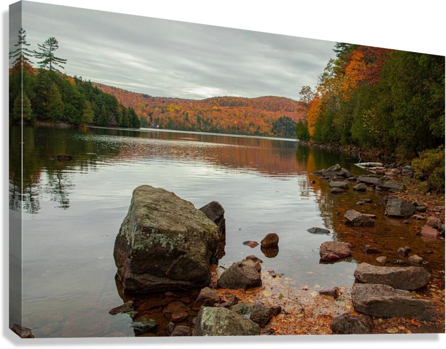 Meech lake Autumn reflections Canvas Print