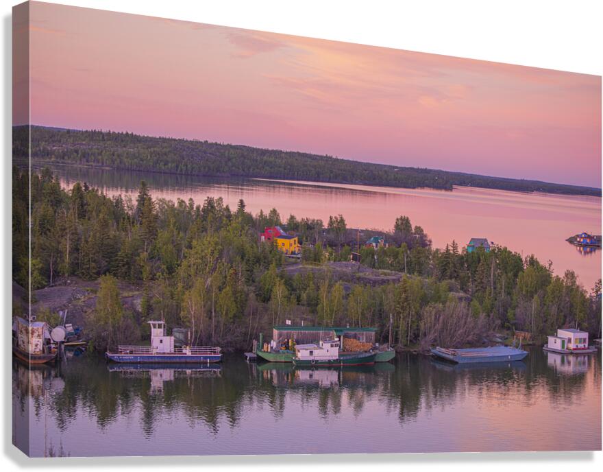 Pilot s Cotton Candy Sunset Canvas Print