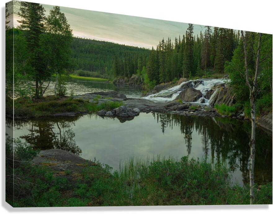 Beauty of Rampart Falls Canvas Print