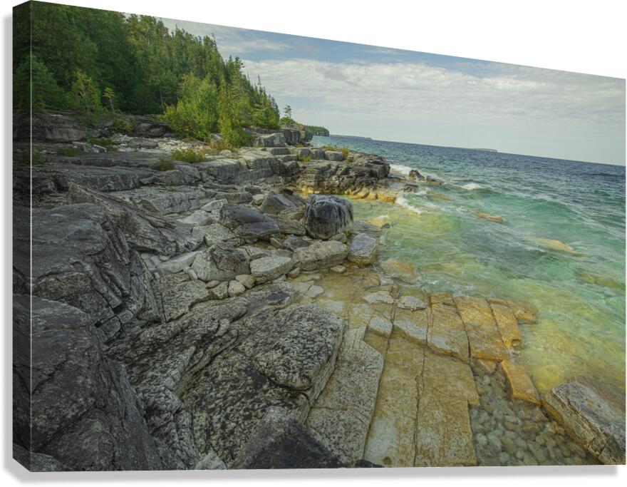 Bruce Peninsula Majestic Waters Canvas Print