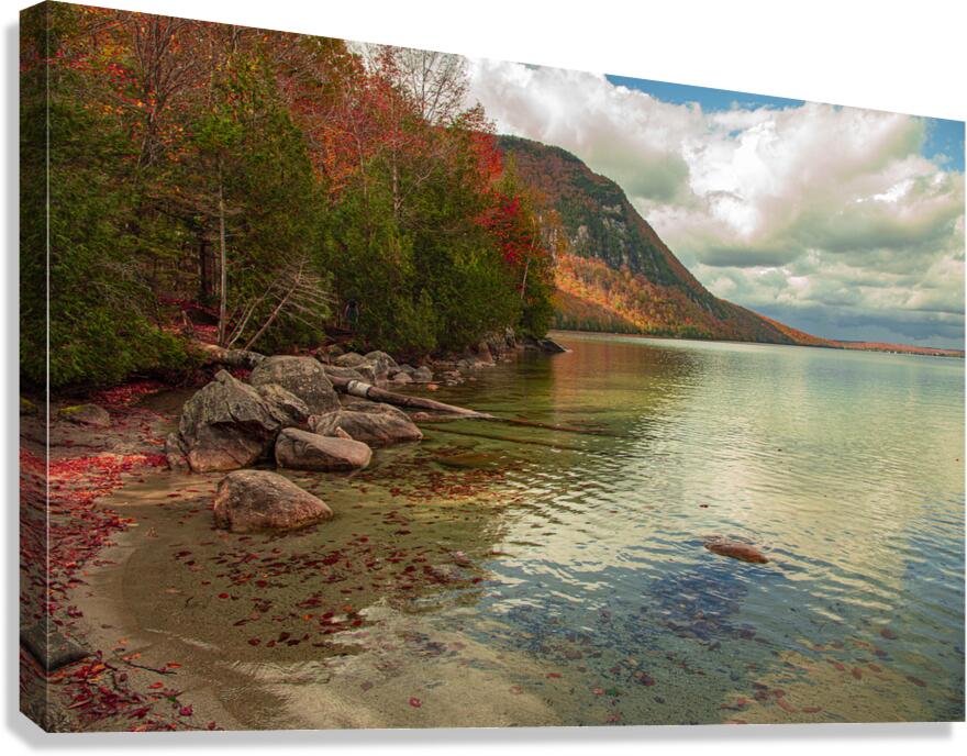 Lake Willoughby Autumn Magic Canvas Print
