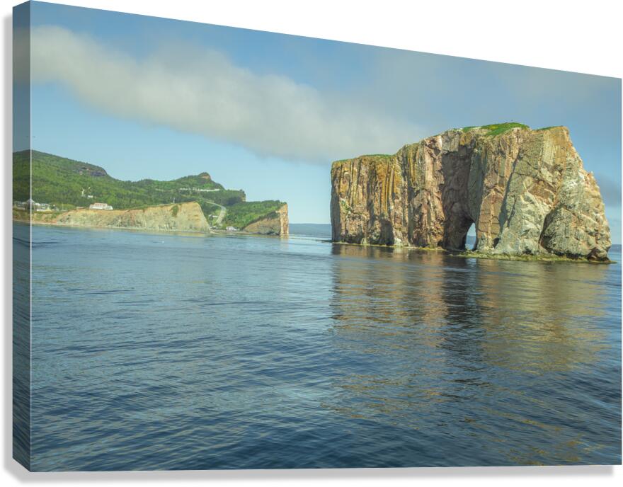 Seascape of Perce Rock Canvas Print