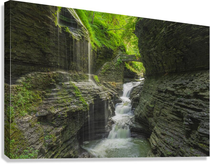 Fantasy Kingdom   Rainbow Falls Canvas Print