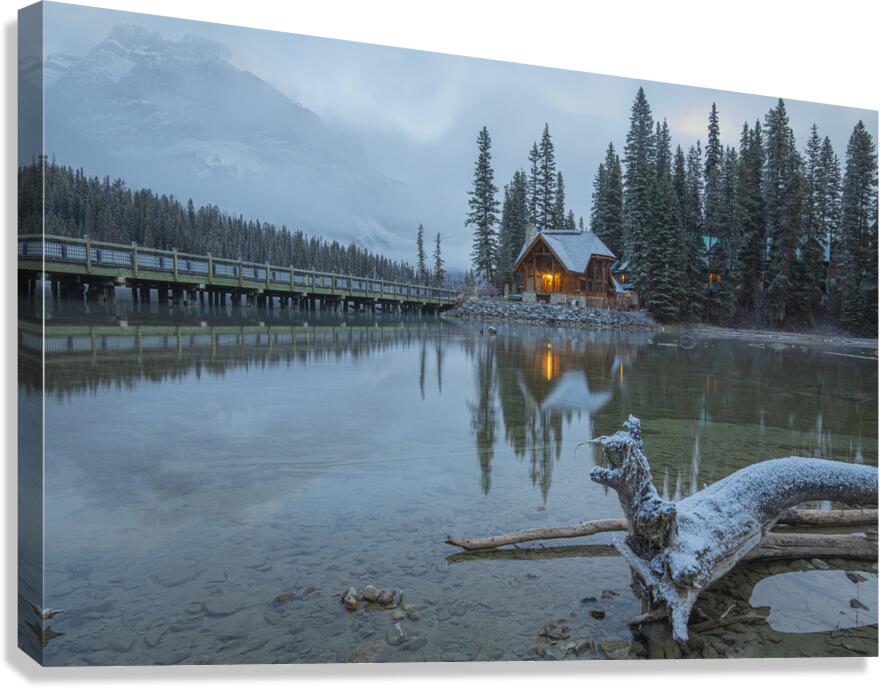 Foggy Mornings at Cilantro Resturant Canvas Print