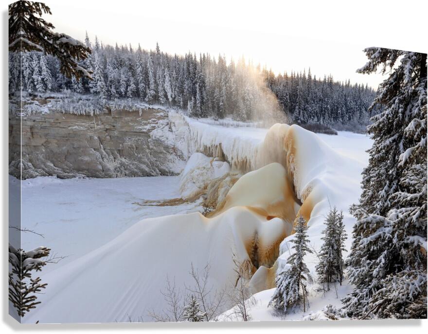 Frozen breath of Alexandra Canvas Print
