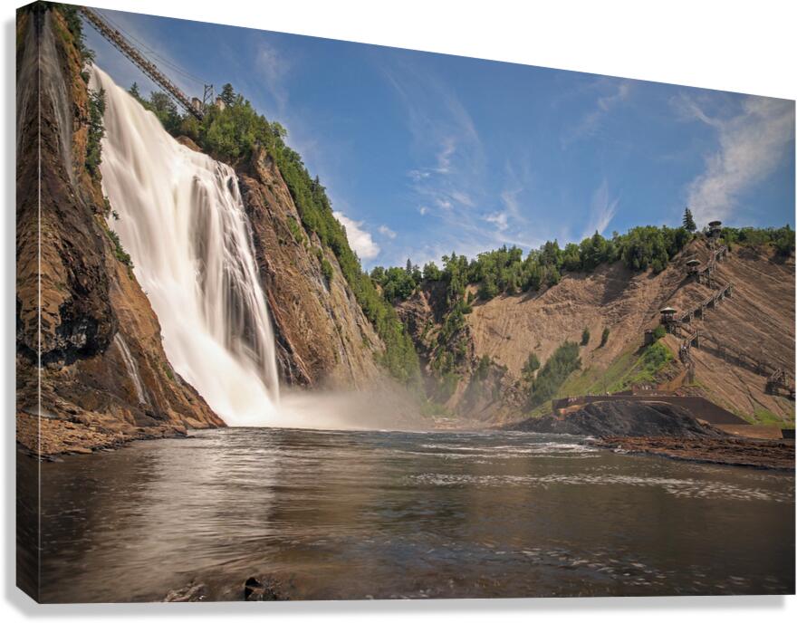 Majestic Montmorency Falls Canvas Print