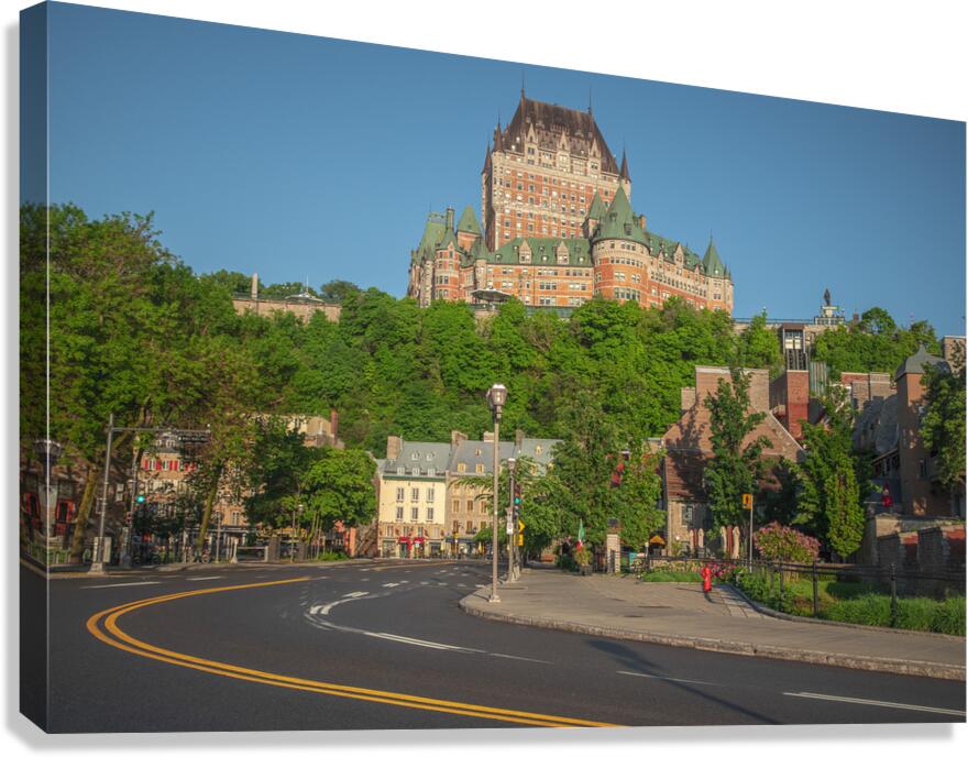 Road to Frontenac Castle Canvas Print