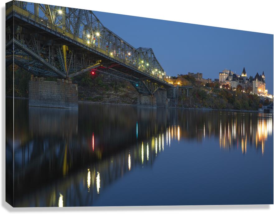 Royal Alexandra Bridge Reflections Canvas Print